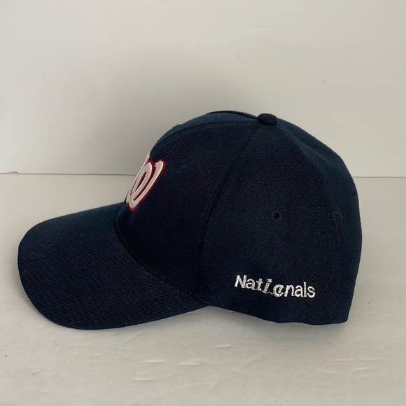 Washington Nationals Adjustable Baseball Hat Navy/Red - Picture 2 of 5